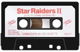 Cartridge artwork for Star Raiders 2 on the Commodore 64.