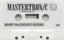 Cartridge artwork for Star Rank Boxing 2 on the Commodore 64.