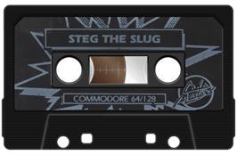 Cartridge artwork for Steg the Slug on the Commodore 64.