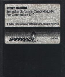 Cartridge artwork for Story Machine on the Commodore 64.