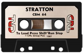 Cartridge artwork for Stratton on the Commodore 64.