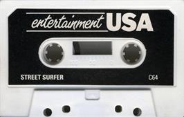 Cartridge artwork for Street Surfer on the Commodore 64.