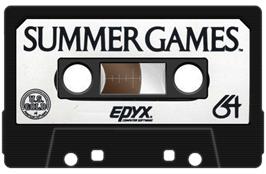 Cartridge artwork for Summer Games 2 on the Commodore 64.