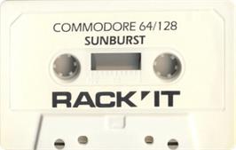 Cartridge artwork for Sunburst on the Commodore 64.