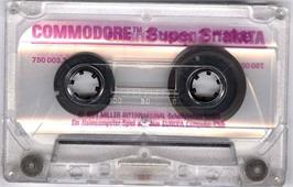 Cartridge artwork for Super-Snake (Europa Computer-Club) on the Commodore 64.
