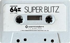 Cartridge artwork for Super Blitz on the Commodore 64.