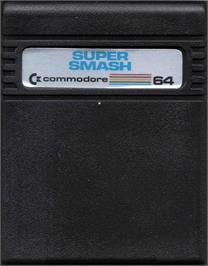 Cartridge artwork for Super Smash on the Commodore 64.