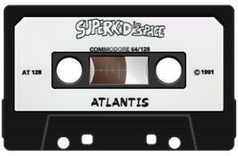 Cartridge artwork for Superkid In Space on the Commodore 64.