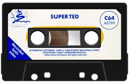 Cartridge artwork for Superted on the Commodore 64.