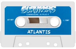 Cartridge artwork for Survivors on the Commodore 64.