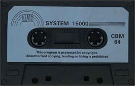 Cartridge artwork for System 15000 on the Commodore 64.