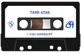 Cartridge artwork for Tank Atak on the Commodore 64.