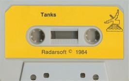 Cartridge artwork for Tanks (CP Verlag) on the Commodore 64.
