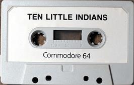 Cartridge artwork for Ten Little Indians on the Commodore 64.