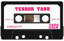Cartridge artwork for Terror Tank on the Commodore 64.