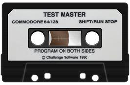 Cartridge artwork for Test Master on the Commodore 64.