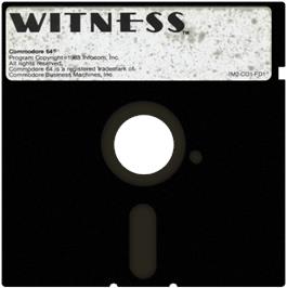 Cartridge artwork for The Witness on the Commodore 64.