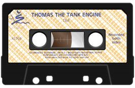 Cartridge artwork for Thomas the Tank Engine and Friends on the Commodore 64.