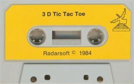 Cartridge artwork for Tic-Tac-Toe (Input 64) on the Commodore 64.