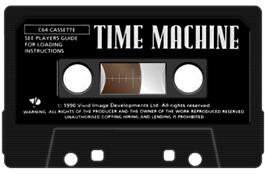 Cartridge artwork for Time Machine on the Commodore 64.