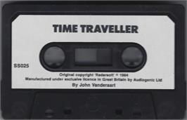 Cartridge artwork for Time Traveller (Mindscape / Marex) on the Commodore 64.