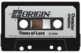 Cartridge artwork for Times Of Lore on the Commodore 64.