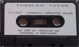 Cartridge artwork for Toddler Tutor on the Commodore 64.