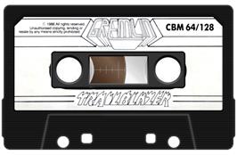 Cartridge artwork for Trail Blazer (Compute!) on the Commodore 64.