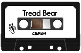 Cartridge artwork for Tread Bear on the Commodore 64.