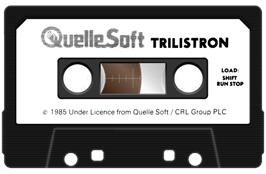 Cartridge artwork for Trilistron on the Commodore 64.