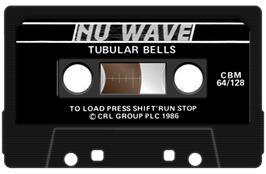 Cartridge artwork for Tubular Bells on the Commodore 64.