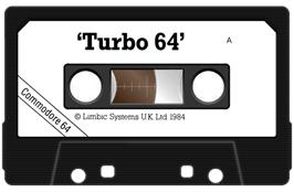 Cartridge artwork for Turbo 64 on the Commodore 64.