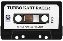 Cartridge artwork for Turbo Kart Racer on the Commodore 64.