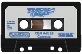 Cartridge artwork for Turbo Out Run on the Commodore 64.