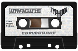 Cartridge artwork for Typhoon on the Commodore 64.