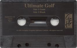 Cartridge artwork for Ultimate! Golf on the Commodore 64.