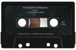 Cartridge artwork for Vampire's Empire on the Commodore 64.
