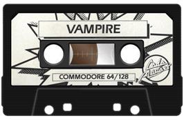 Cartridge artwork for Vampire on the Commodore 64.