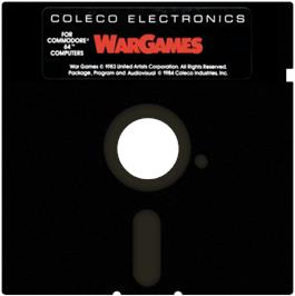 Cartridge artwork for War Games V2.2 on the Commodore 64.