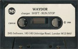 Cartridge artwork for Waydor on the Commodore 64.