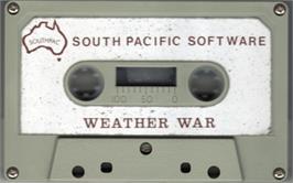 Cartridge artwork for Weatherwar 2 on the Commodore 64.