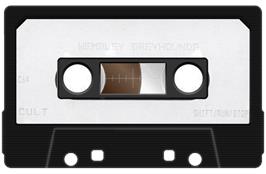 Cartridge artwork for Wembley Greyhounds on the Commodore 64.