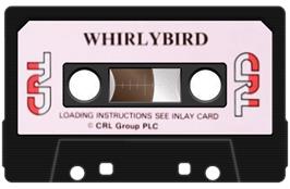 Cartridge artwork for Whirlybird on the Commodore 64.