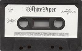 Cartridge artwork for White Viper on the Commodore 64.