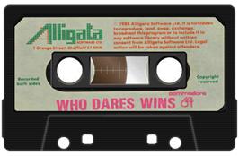 Cartridge artwork for Who Dares Wins (dk'tronics) on the Commodore 64.