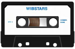 Cartridge artwork for Wibstars on the Commodore 64.
