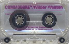 Cartridge artwork for Wilder Westen on the Commodore 64.