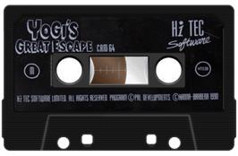 Cartridge artwork for Yogi's Great Escape on the Commodore 64.