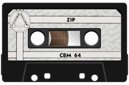 Cartridge artwork for Zip on the Commodore 64.