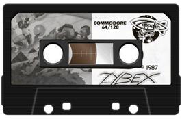 Cartridge artwork for Zybex on the Commodore 64.